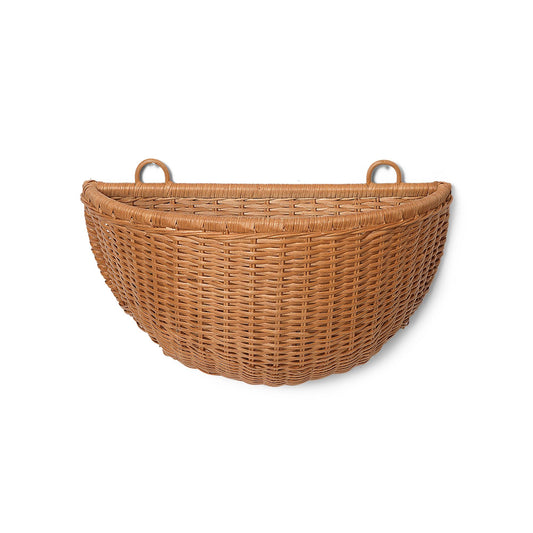 Braided Wall Basket Rattan 2 Pcs. by Ferm Living #Rattan