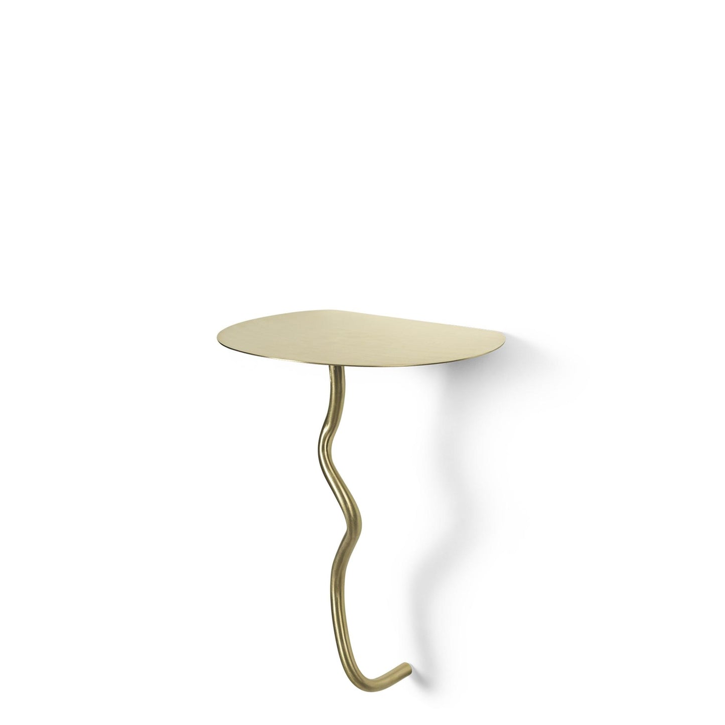 Curvature Wall Table by Ferm Living #Brass