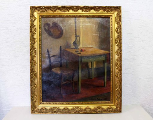 Fernand Fabre, Still Life, 1950s, Oil on Canvas, Framed-BQF-1702056