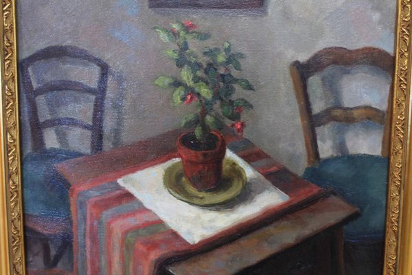 Fernand Fabre, Still Life, 1950s, Oil on Canvas, Framed-BQF-1703220