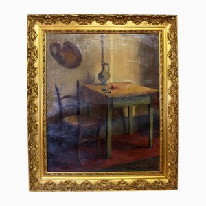 Fernand Fabre, Still Life, 1950s, Oil on Canvas, Framed-BQF-1702056