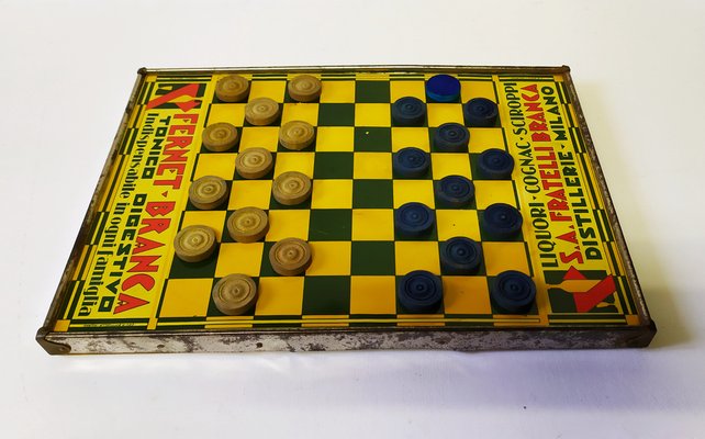 Fernet Branca Game of Checkers, 1930s-EI-953340