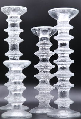 Festivo Candleholders in Glass by Timo Sarpaneva for Iittala, 1960s, Set of 8-BPJ-1786821