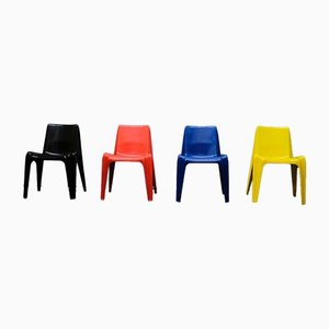 Fiberglass BA 1171 Chairs by Helmut Bätzner for Bofinger, 1960s, Set of 4-CIP-856304