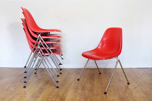 Fiberglass Chairs from Stella, 1970s, Set of 6-BQF-1320688