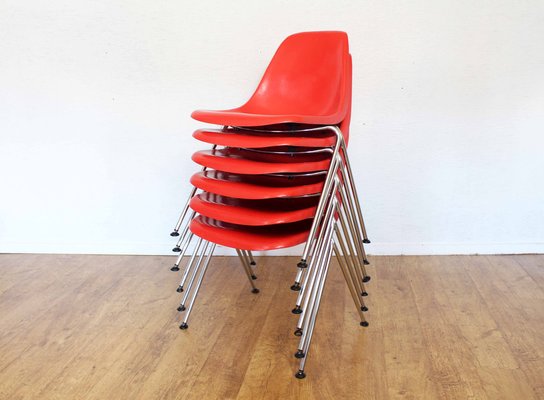 Fiberglass Chairs from Stella, 1970s, Set of 6-BQF-1320688