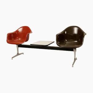 Fiberglass Shell Side Table with Seats by Charles & Ray Eames for Herman Miller, 1970s-GCQ-1407217