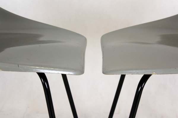 Fibreglass Chairs by Miroslav Navratil for Vertex, 1960s, Set of 4-WVS-799227