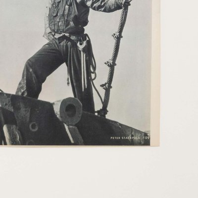 Fiery Crags and Peter Stackpole, Horse & Man, 1940s, Photogravure, Framed-WM-1392936