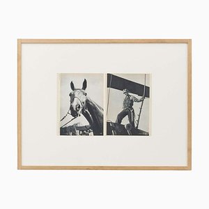 Fiery Crags and Peter Stackpole, Horse & Man, 1940s, Photogravure, Framed-WM-1392936