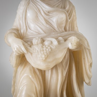 Figurative Sculptures, Late 19th Century, Alabaster, Set of 2-VEI-2021305