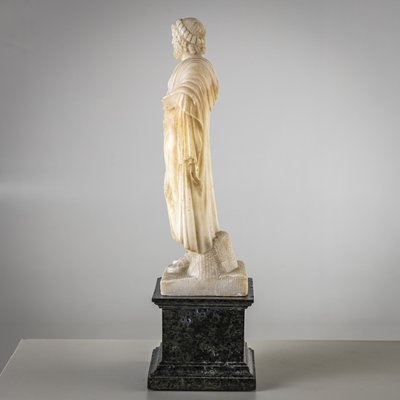 Figurative Sculptures, Late 19th Century, Alabaster, Set of 2-VEI-2021305