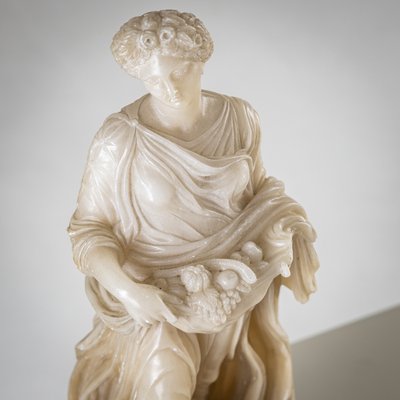 Figurative Sculptures, Late 19th Century, Alabaster, Set of 2-VEI-2021305