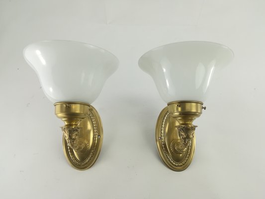 Figurative Wall Lamp, France, Set of 2-KDB-1338093