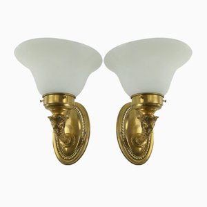 Figurative Wall Lamp, France, Set of 2-KDB-1338093