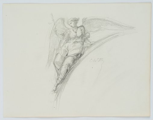 Figure Design, 19th-Century, Pencil-OJR-1273447