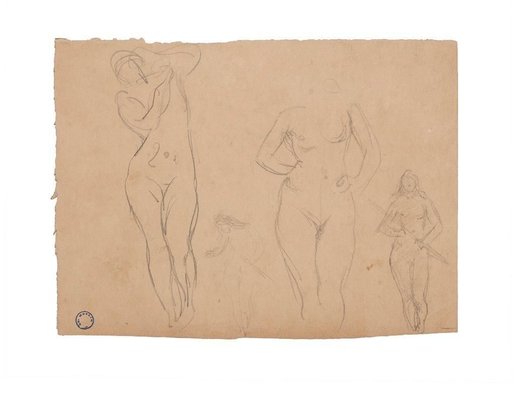 Figures of Women - Drawing - Early 20th-Century-ZCI-913447