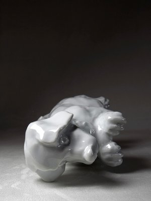 Figurine in Fine White Porcelain-GRD-2021906