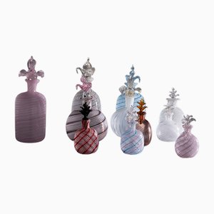 Filigrana Murano Glass Perfume Holder Ampoules in Murano Glass, 1960, Set of 10-RCE-1738784