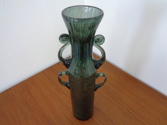 Filigree Italian Glass Vase, 1960s-RDW-1382967