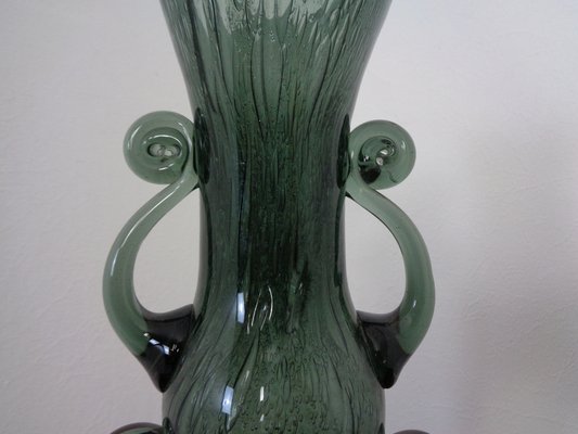 Filigree Italian Glass Vase, 1960s-RDW-1382967