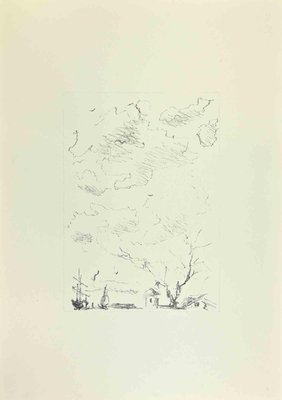 Filippo De Pisis, Cloud, 1960s, Lithograph-ZCI-2020842