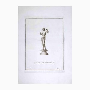 Filippo Morghen, Ancient Roman Statue of Aphrodite, Original Etching, 1700s-ZCI-1163501