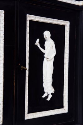 Fine Carved and Ebonized Bar Cabinet, 1920s-RCE-1442091