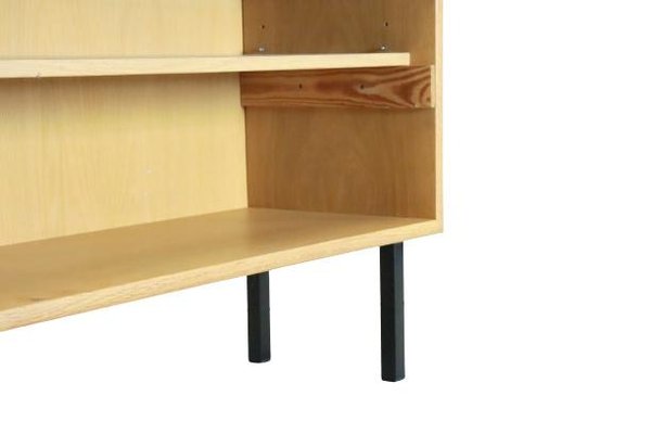 Finnings Open Bookcase in Washed Oak-FYZ-1322444