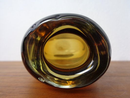 Finnish Glass Vase by Armando Jacobino for Oy Kumela, 1950s-RDW-1785484