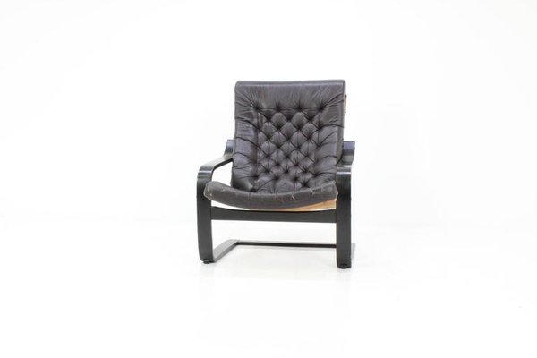 Finnish Leather Armchair, 1972-TZ-592148