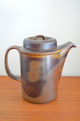 Finnish Ruska Stoneware Coffee Pot by Ulla Procope for Arabia, 1960s-OV-1193234