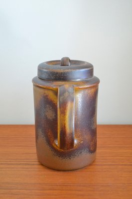 Finnish Ruska Stoneware Coffee Pot by Ulla Procope for Arabia, 1960s-OV-1193234