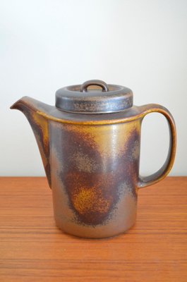 Finnish Ruska Stoneware Coffee Pot by Ulla Procope for Arabia, 1960s-OV-1193234