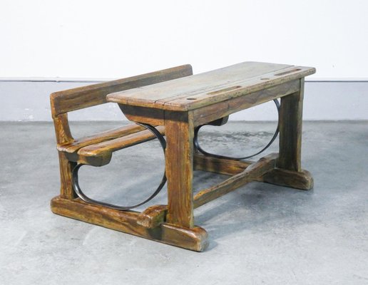 Fir School Bench, 1900s-OJE-1328704