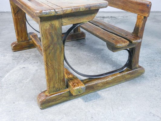 Fir School Bench, 1900s-OJE-1328704