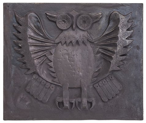 Fireback Plaque by Lucas, 1970s-JCN-1806811