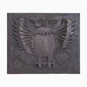 Fireback Plaque by Lucas, 1970s-JCN-1806811