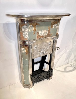 Fireplace in Ceramic & Iron by Sue Et Mare, 1920-NJJ-1377885