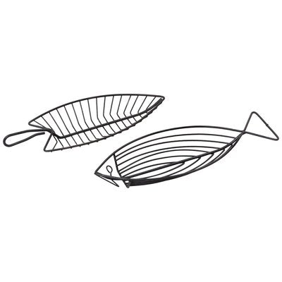 Fish Bowls in Wire, 1950s, Set of 2-SFD-631601