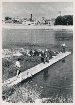 Fishermen, France, 1950s, Black & White Photograph-DYV-1239309