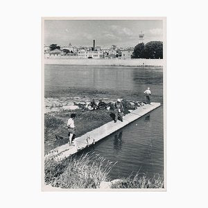 Fishermen, France, 1950s, Black & White Photograph-DYV-1239309