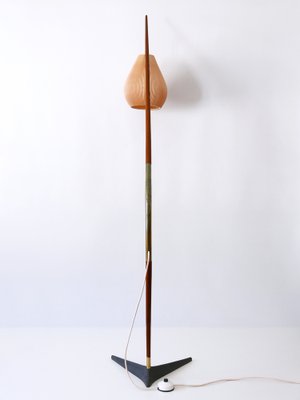 Fishing Pole Floor Lamp by Svend Aage Holm Sørensen for from Holm Sørensen & Co, Denmark, 1950s-WPT-1364416