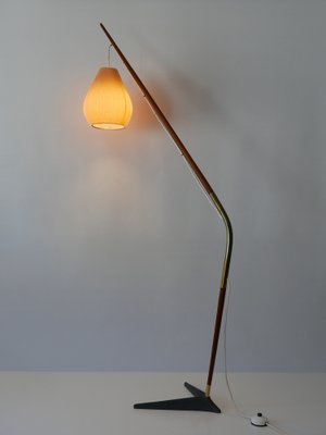 Fishing Pole Floor Lamp by Svend Aage Holm Sørensen for from Holm Sørensen & Co, Denmark, 1950s-WPT-1364416