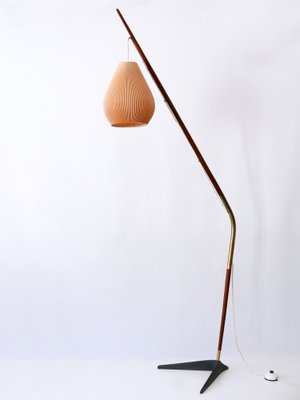 Fishing Pole Floor Lamp by Svend Aage Holm Sørensen for from Holm Sørensen & Co, Denmark, 1950s-WPT-1364416