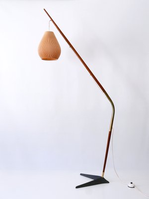 Fishing Pole Floor Lamp by Svend Aage Holm Sørensen for from Holm Sørensen & Co, Denmark, 1950s-WPT-1364416