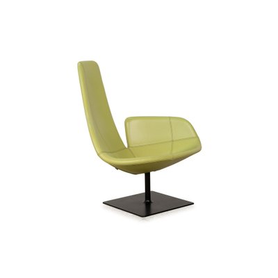 Fjord Leather Armchair in Green by Patricia Urquiola for Moroso-RQW-2036310