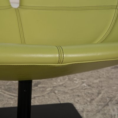 Fjord Leather Armchair in Green by Patricia Urquiola for Moroso-RQW-2036310