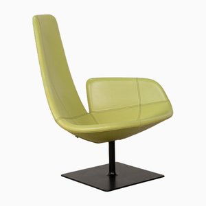 Fjord Leather Armchair in Green by Patricia Urquiola for Moroso-RQW-2036310