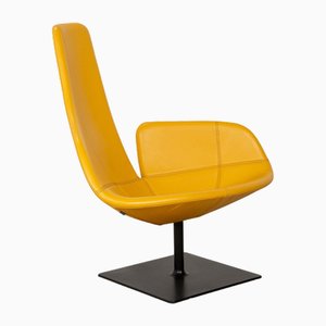 Fjord Leather Armchair in Yellow by Patricia Urquiola for Moroso-RQW-2036319